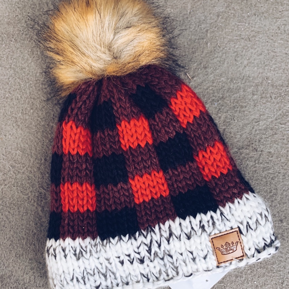 Baby/Toddler Buffalo Plaid beanie
